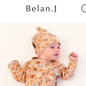 Belan.J Top Knot Hat NWT